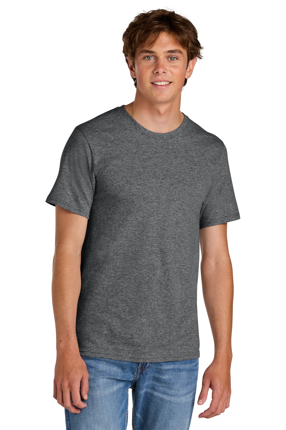 Port & Co® PC43 Easy Cotton Tee - Graphite Heather