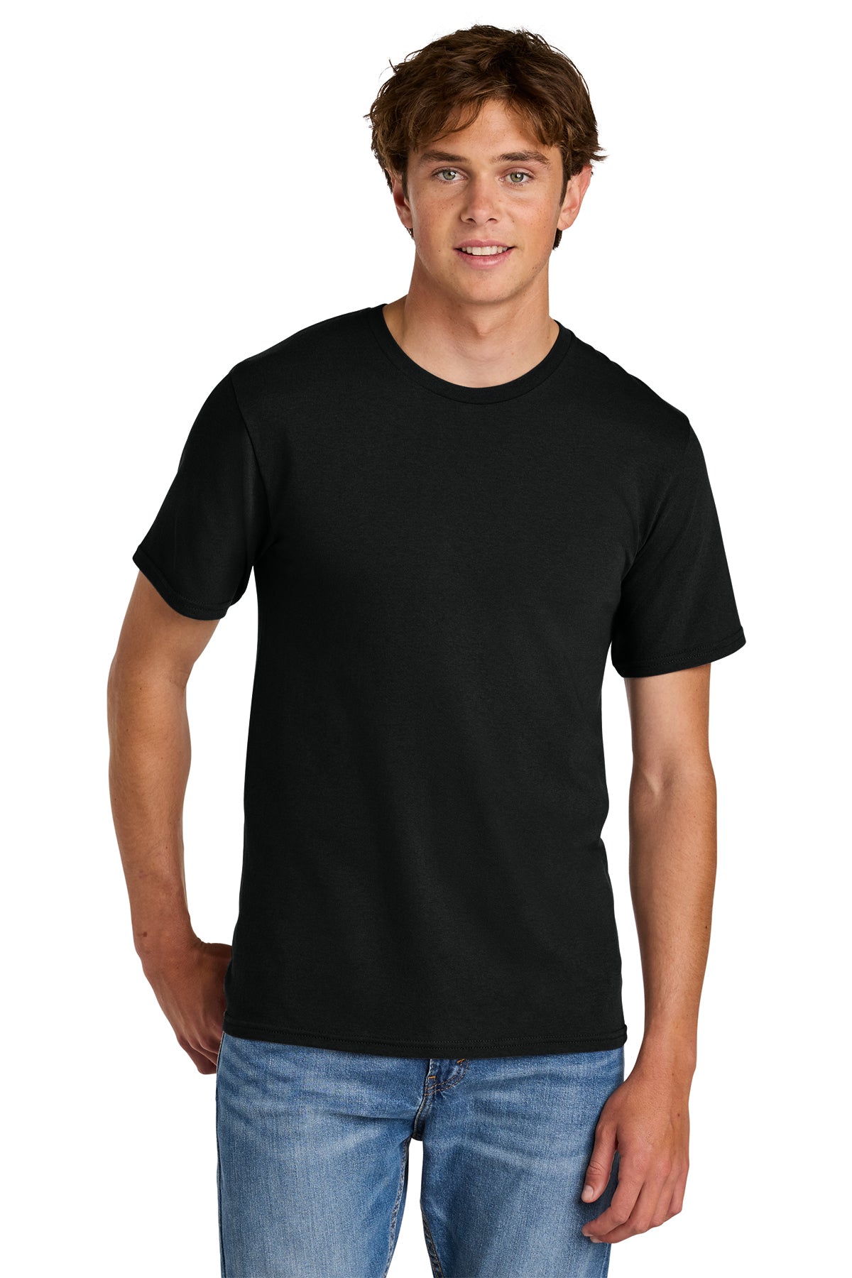 Port & Co® PC43 Easy Cotton Tee - Jet Black