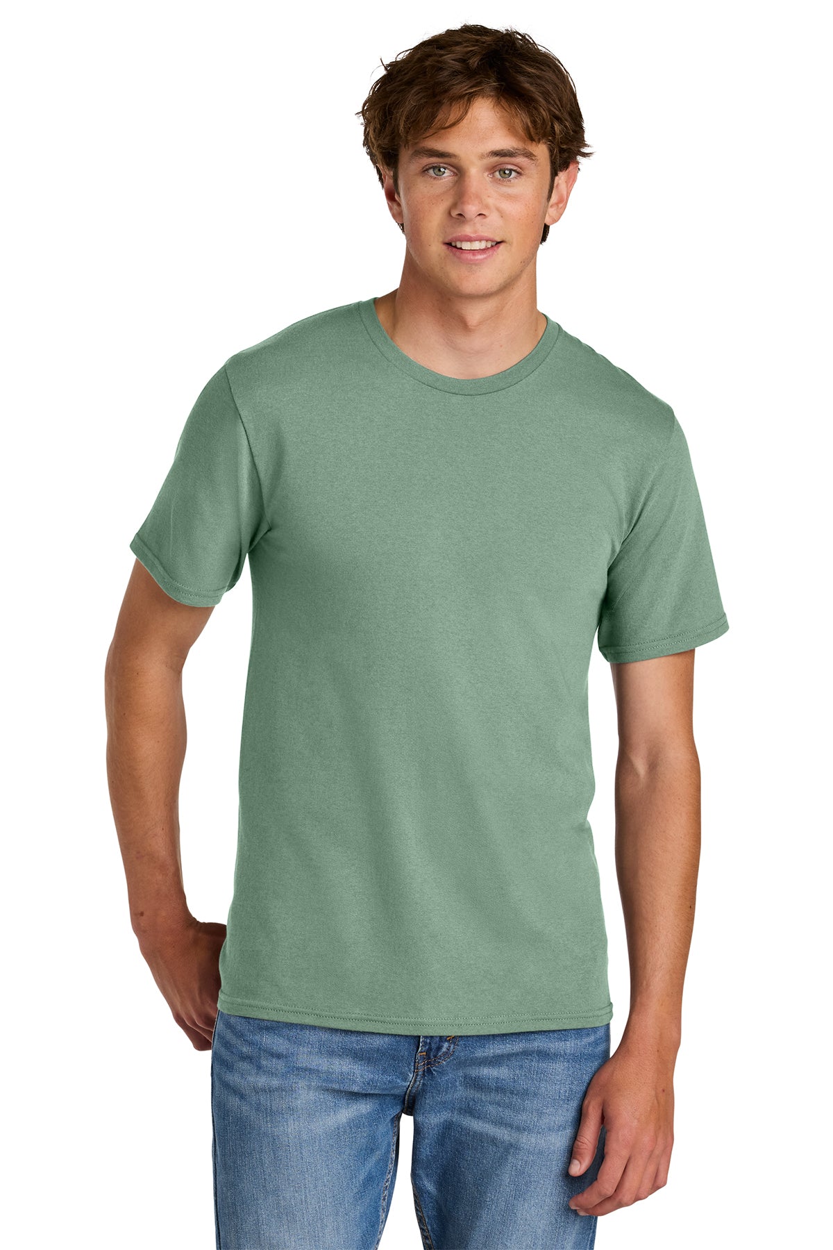 Port & Co® PC43 Easy Cotton Tee - Laurel Green