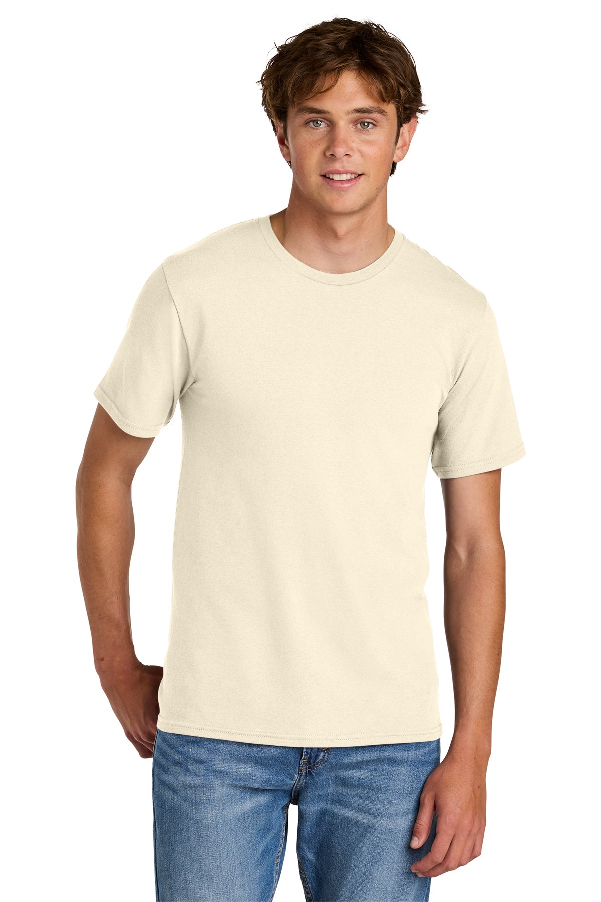Port & Co® PC43 Easy Cotton Tee - Natural