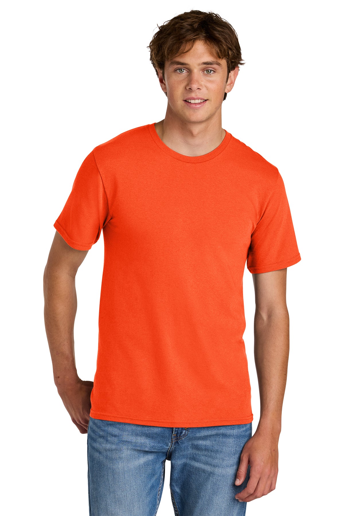 Port & Co® PC43 Easy Cotton Tee - Orange
