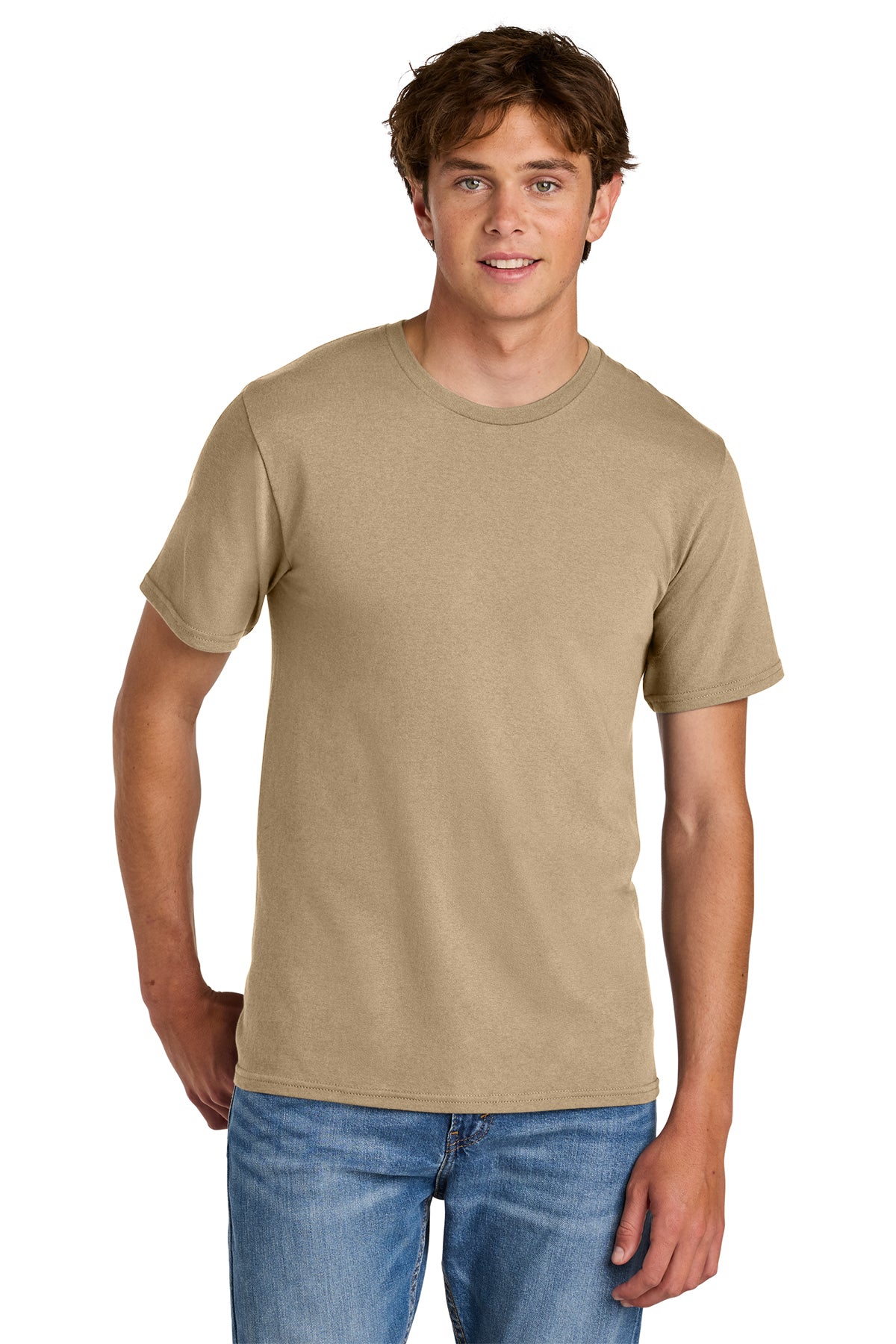 Port & Co® PC43 Easy Cotton Tee - Sand