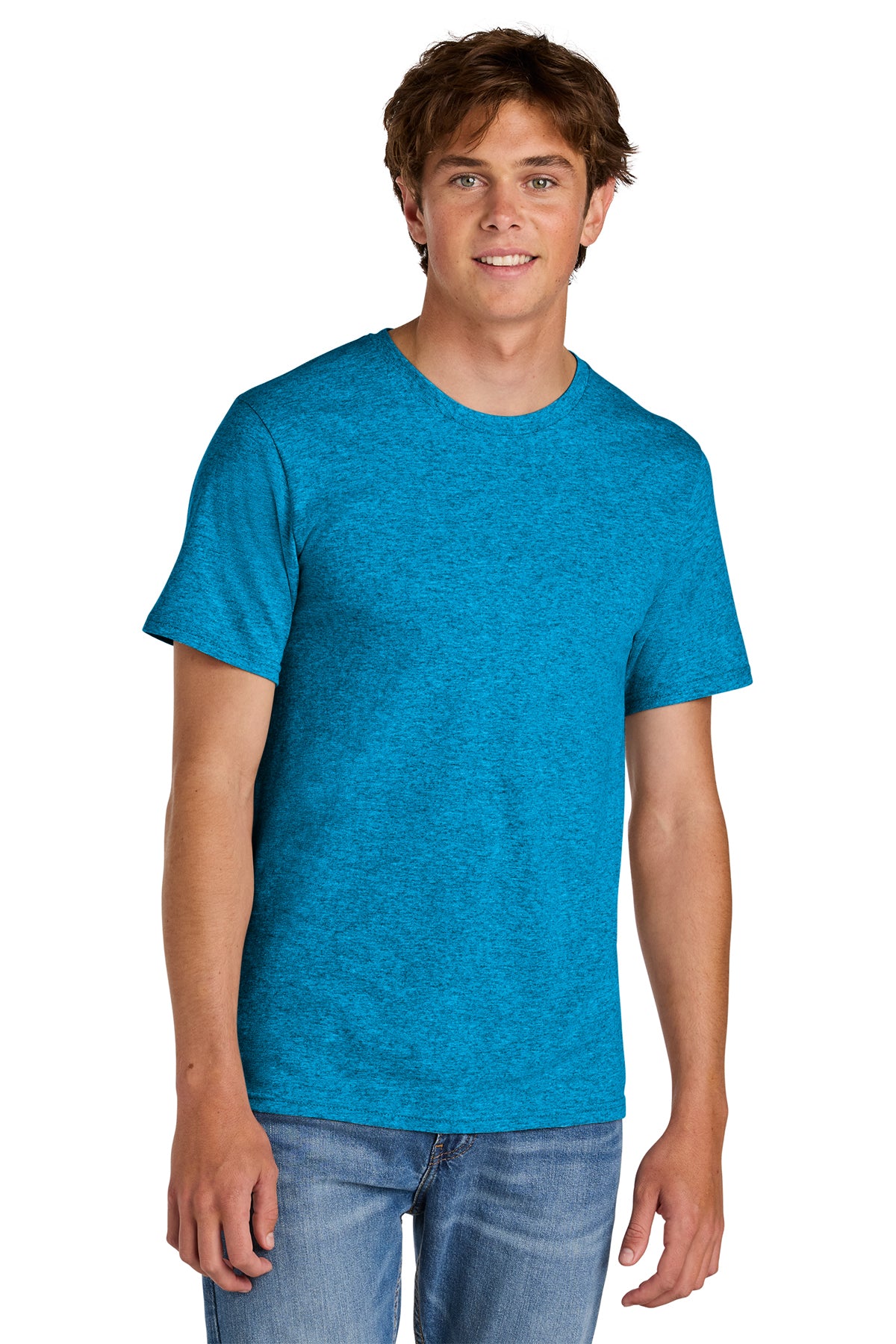 Port & Co® PC43 Easy Cotton Tee - Sapphire Heather