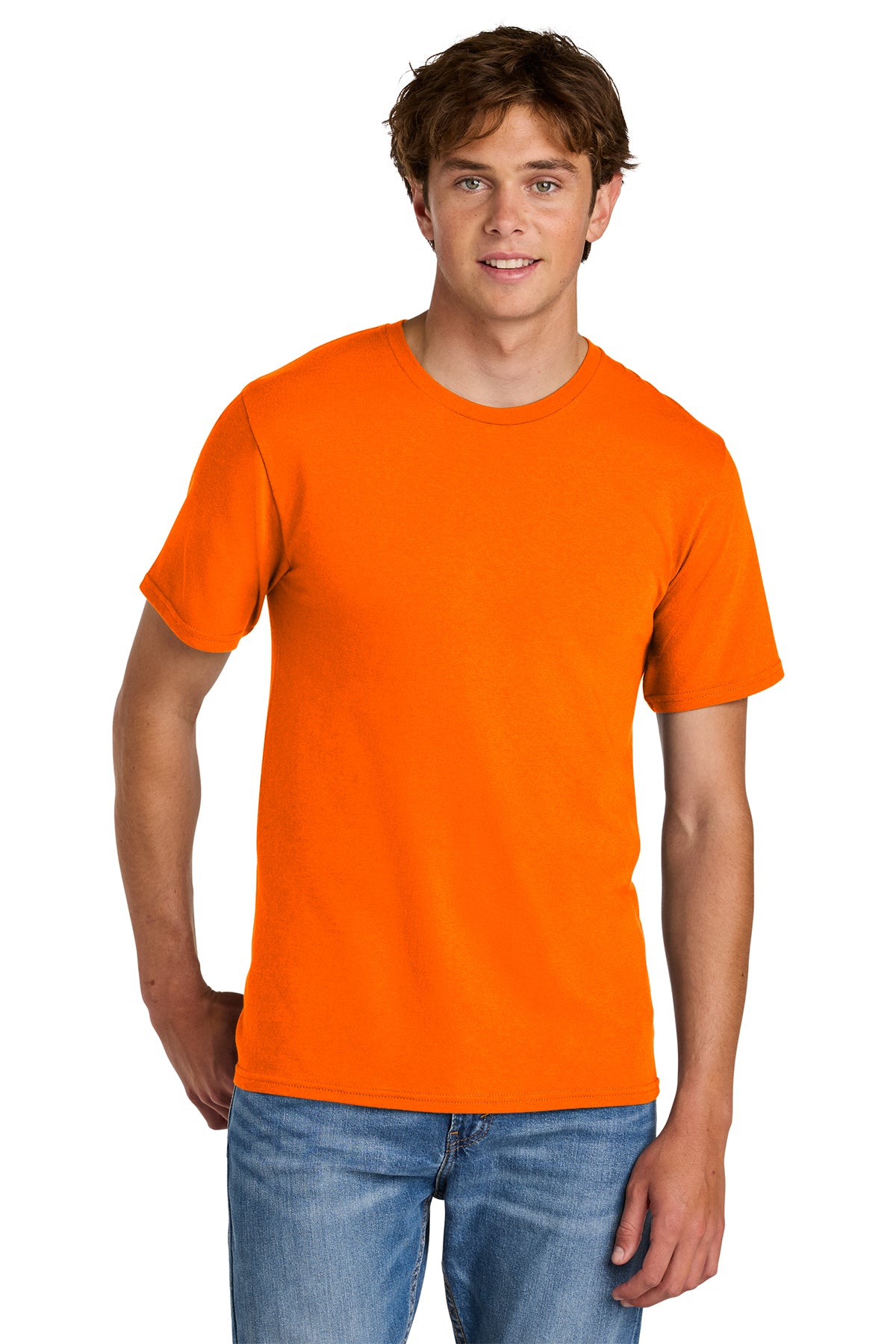 Port & Co® PC43 Easy Cotton Tee - S. Orange
