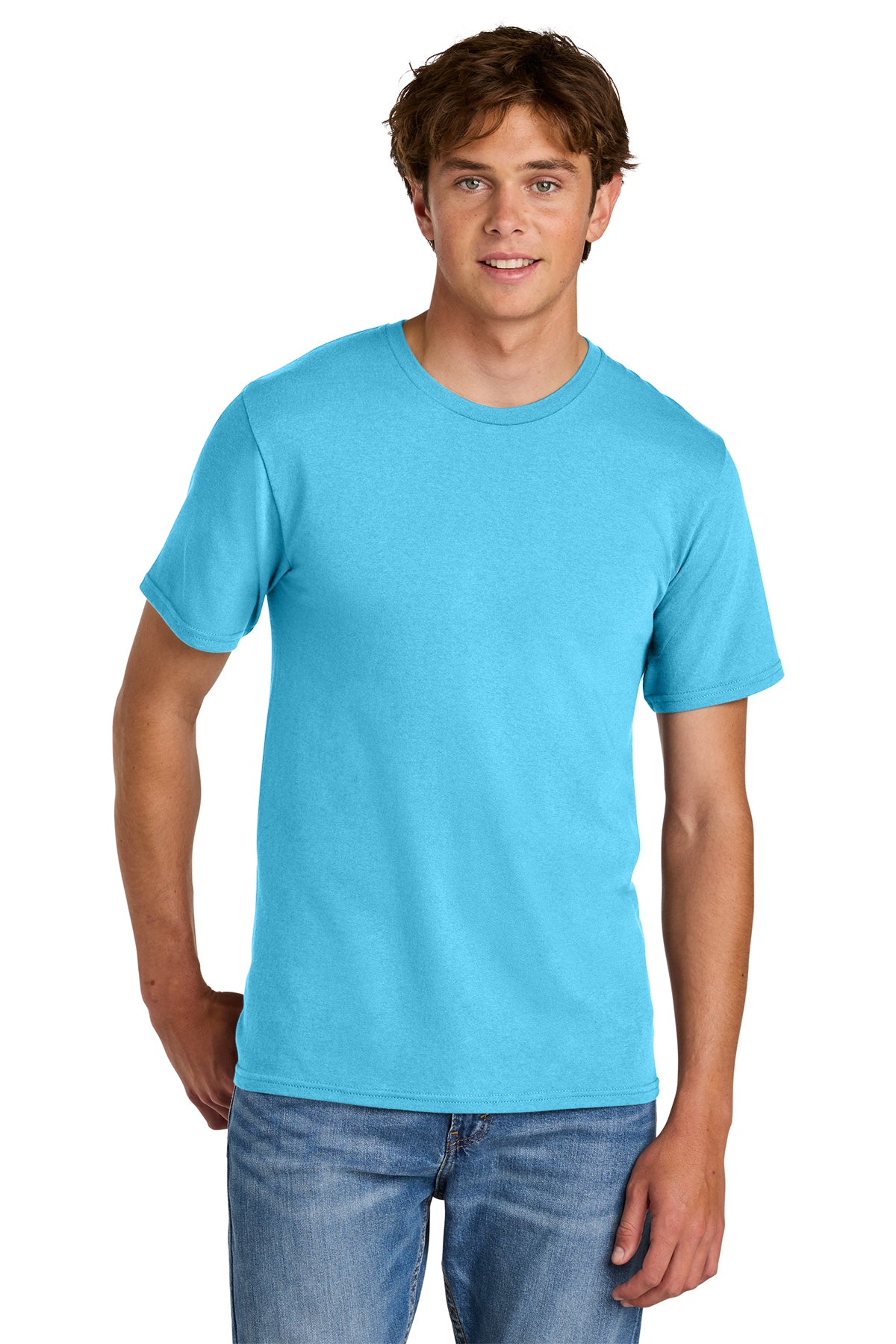 Port & Co® PC43 Easy Cotton Tee - Tidal Wave
