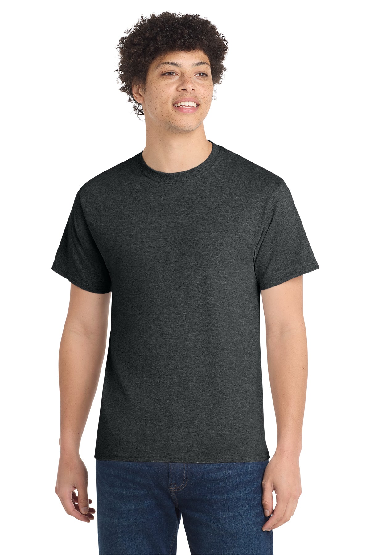 Port & Co® PC54 Core Cotton Tee - Black Heather