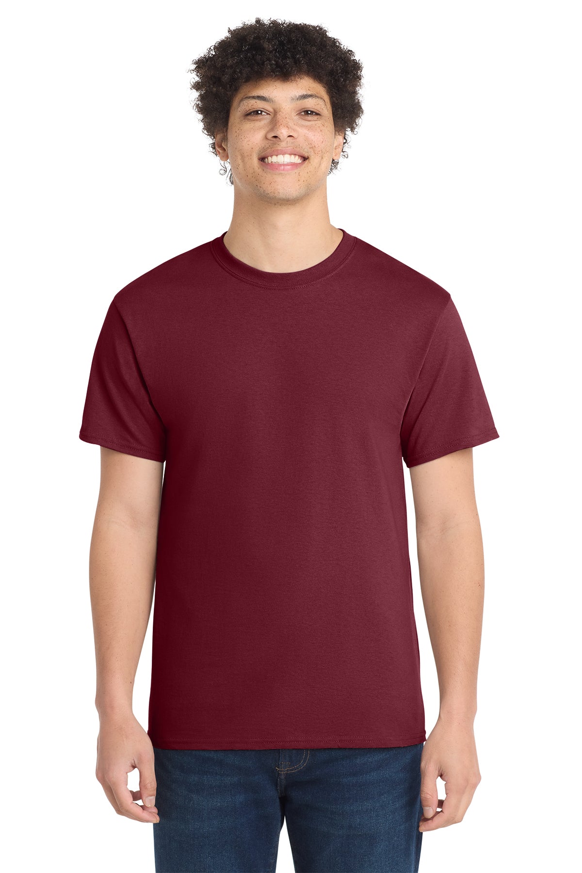 Port & Co® PC54 Core Cotton Tee - Cardinal