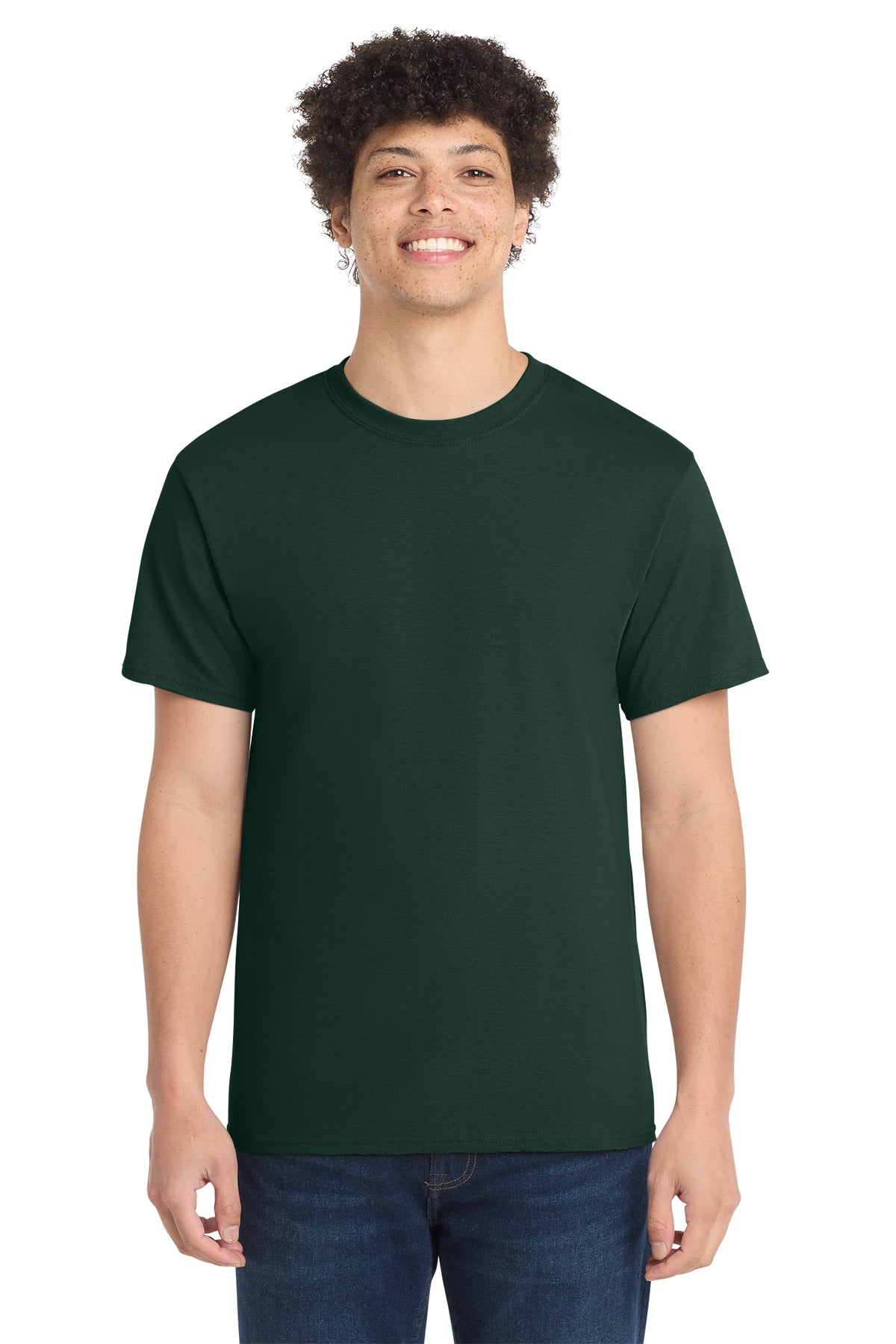 Port & Co® PC54 Core Cotton Tee - Dark Green