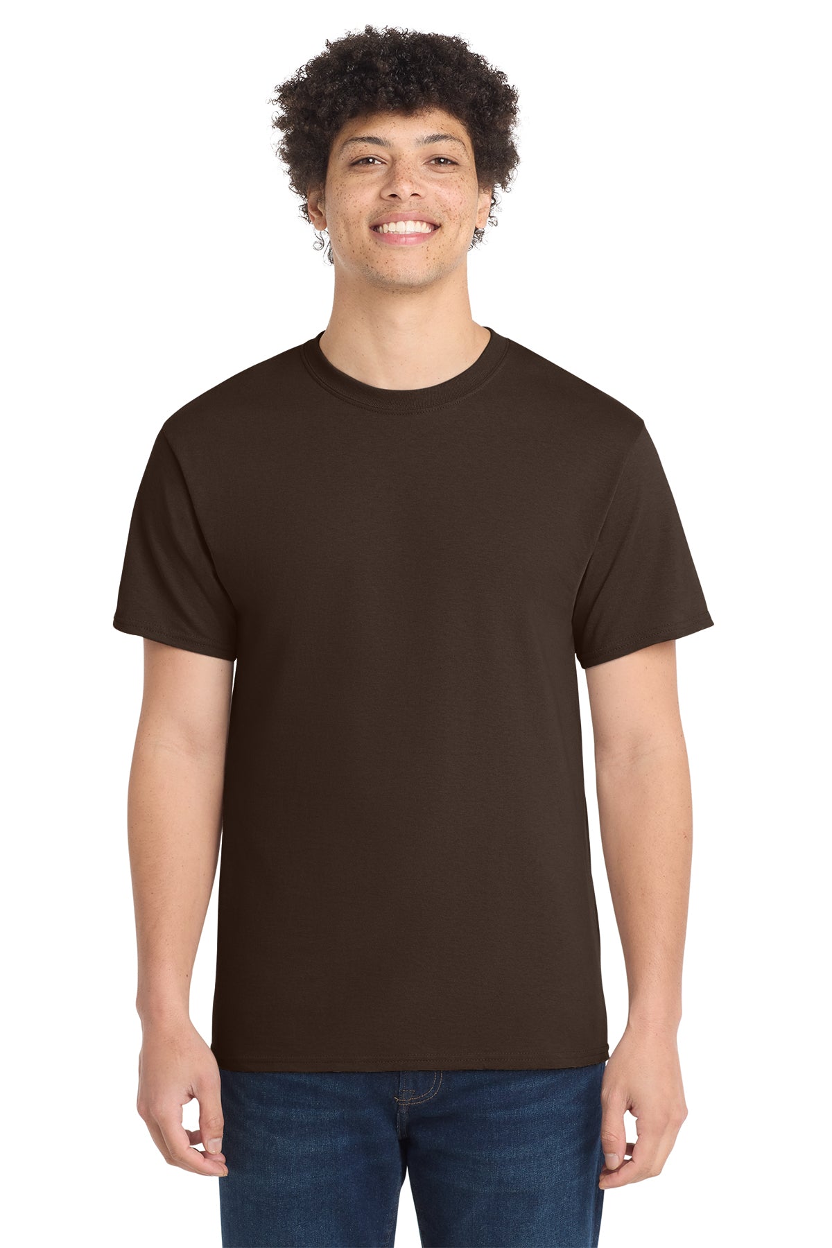 Port & Co® PC54 Core Cotton Tee - Dark Chocolate Brown