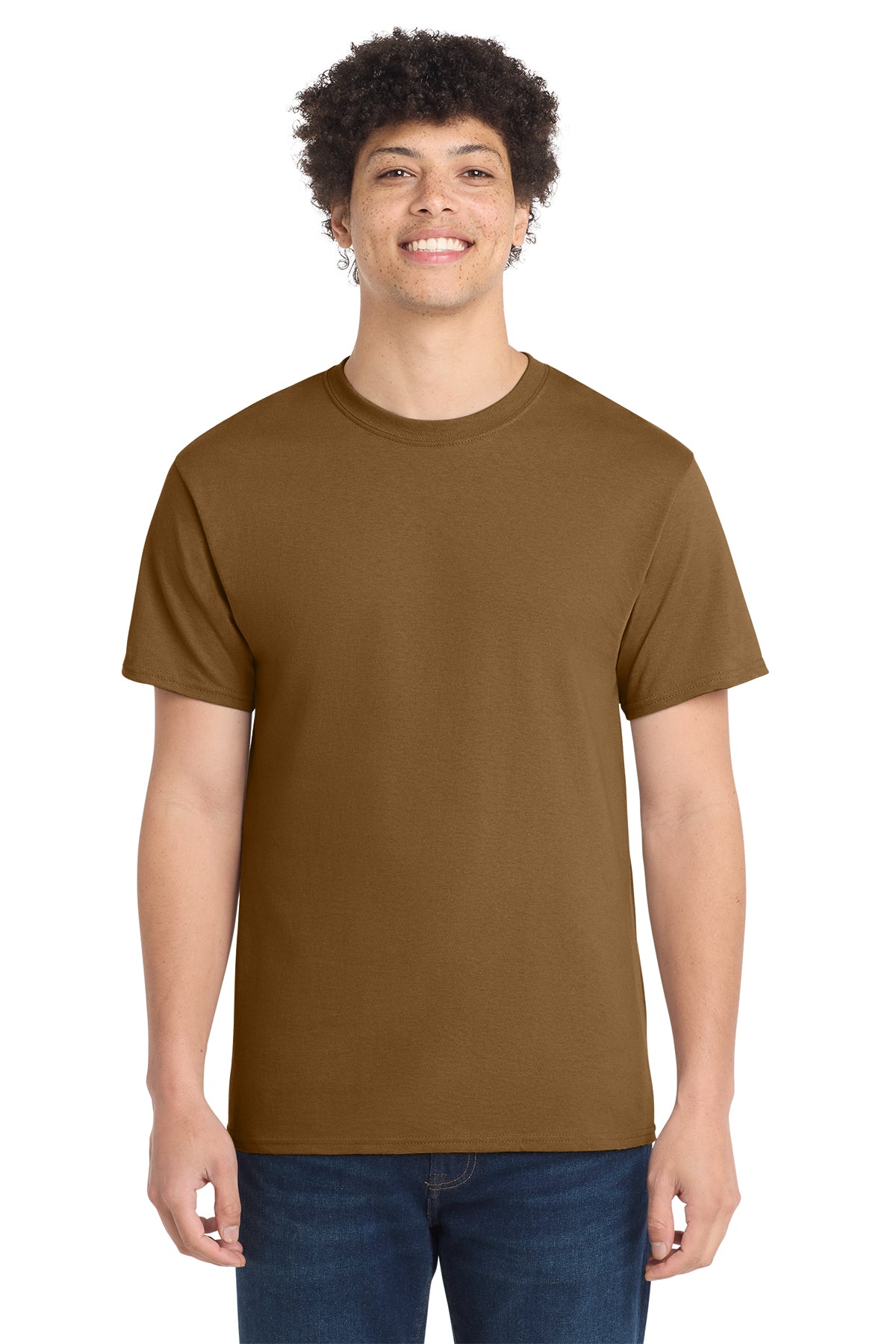 Port & Co® PC54 Core Cotton Tee - Duck Brown