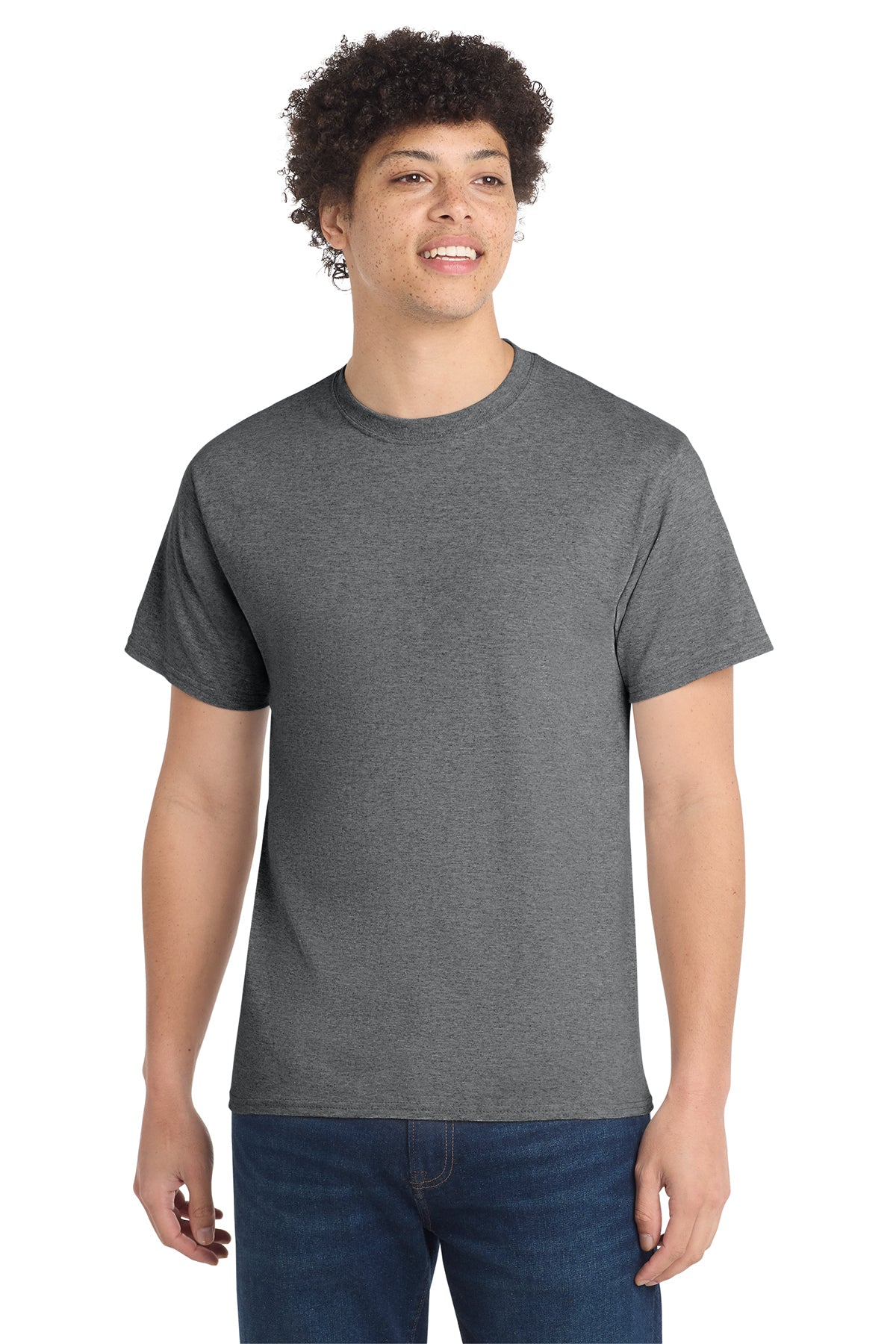 Port & Co® PC54 Core Cotton Tee - Graphite Heather