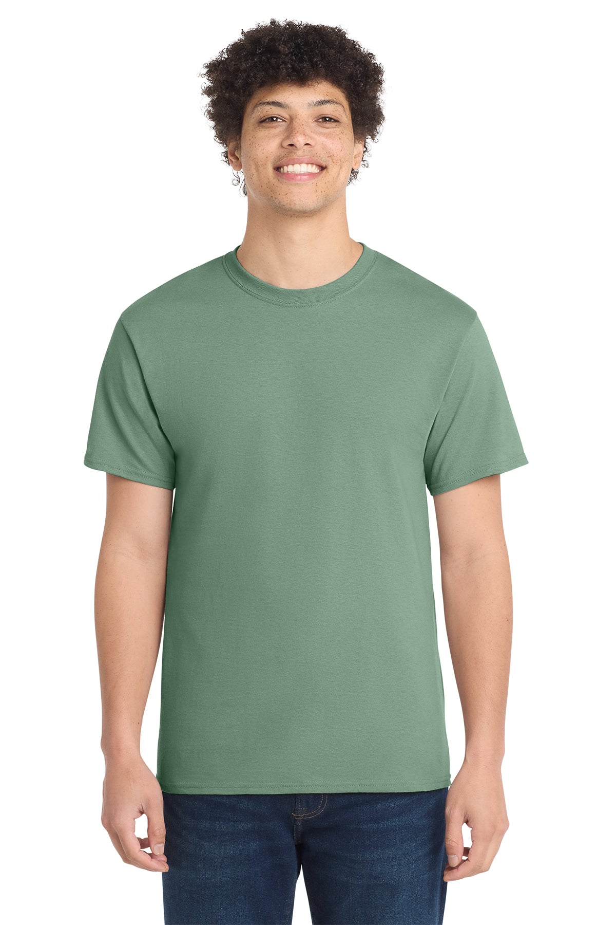 Port & Co® PC54 Core Cotton Tee - Laurel Green