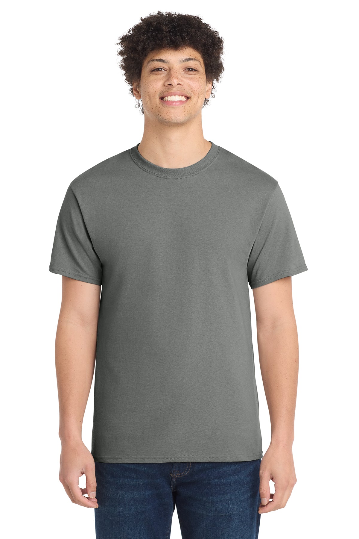 Port & Co® PC54 Core Cotton Tee - Medium Grey