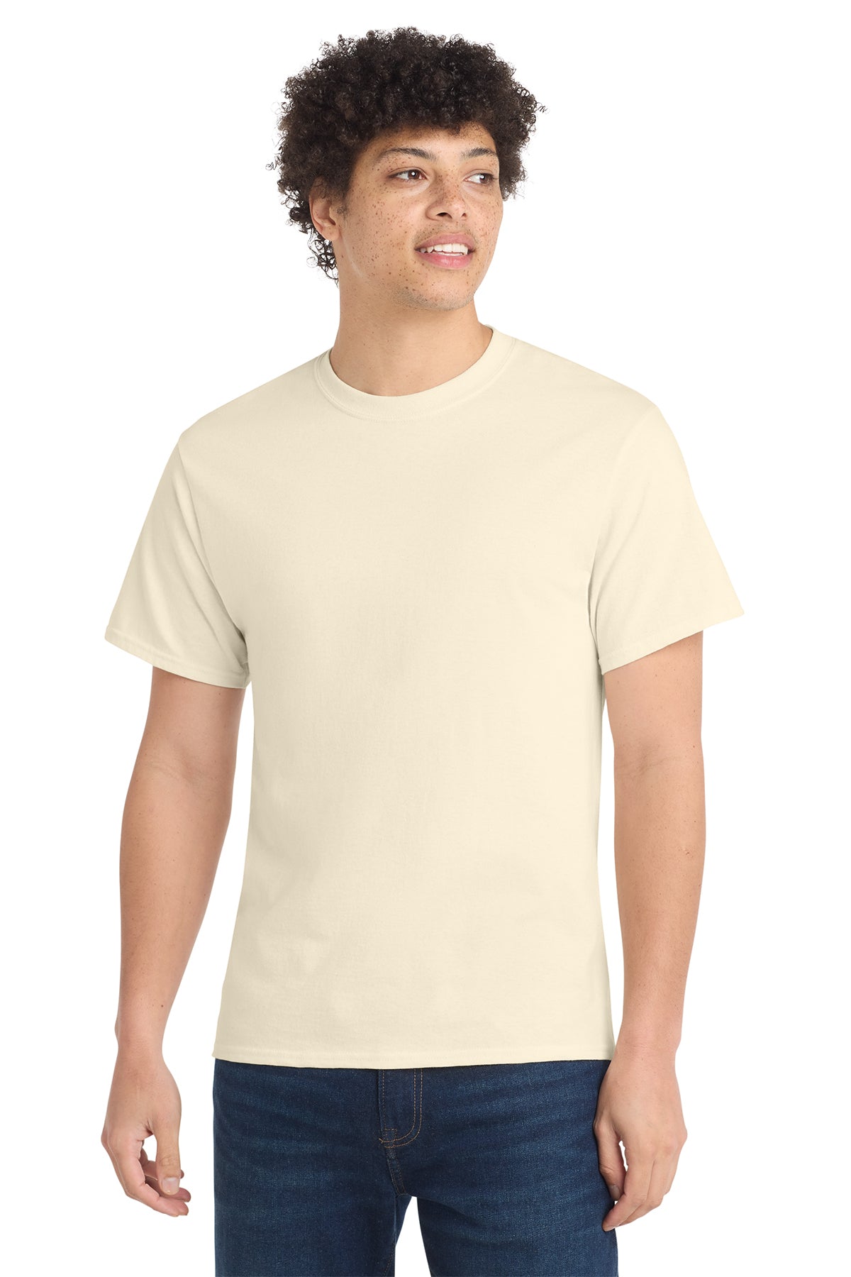 Port & Co® PC54 Core Cotton Tee - Natural