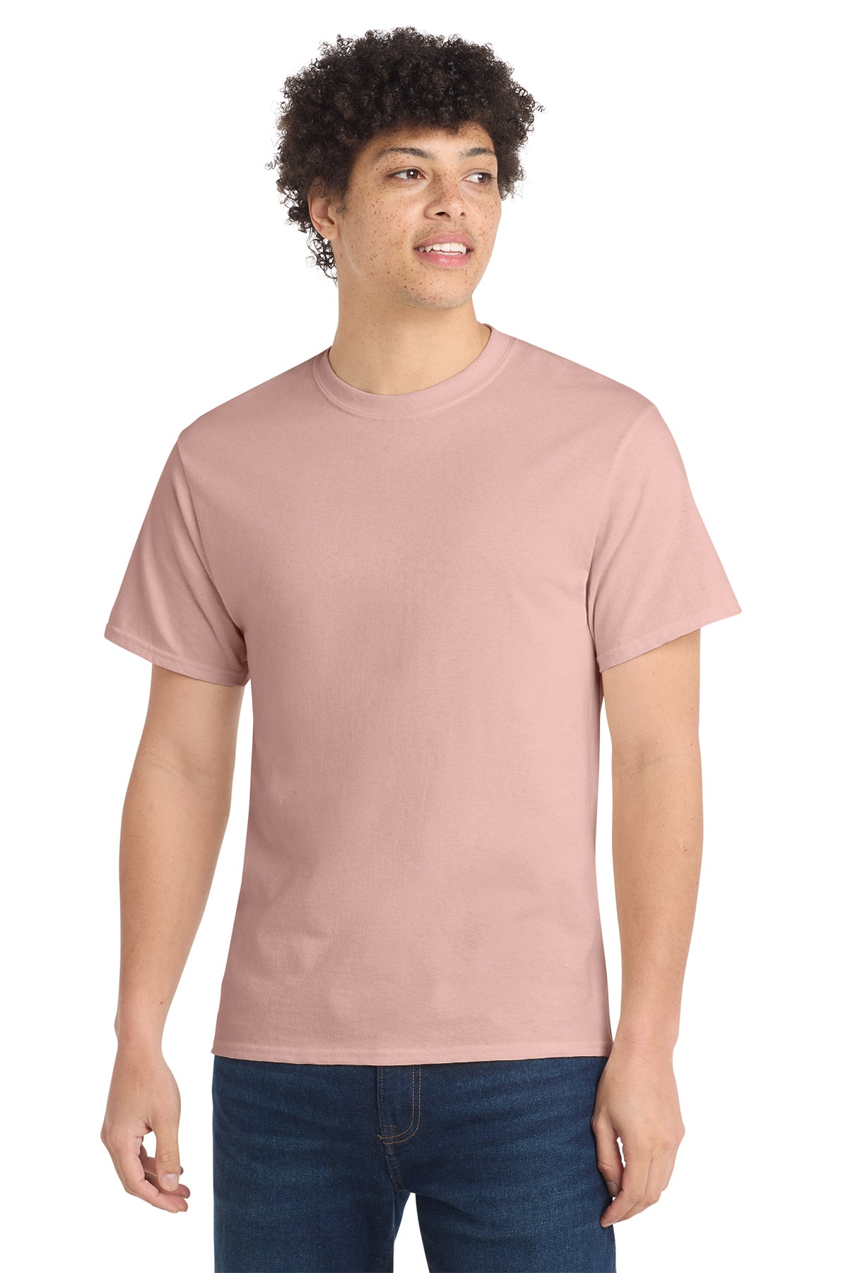 Port & Co® PC54 Core Cotton Tee - Pale Blush