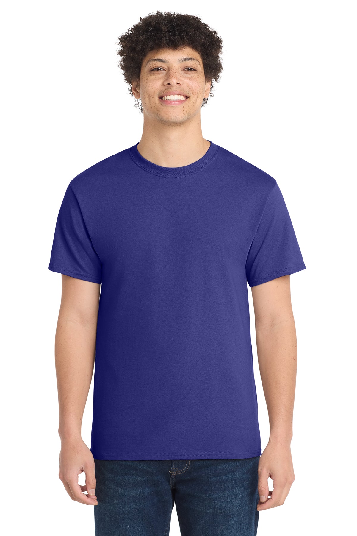 Port & Co® PC54 Core Cotton Tee - Purple