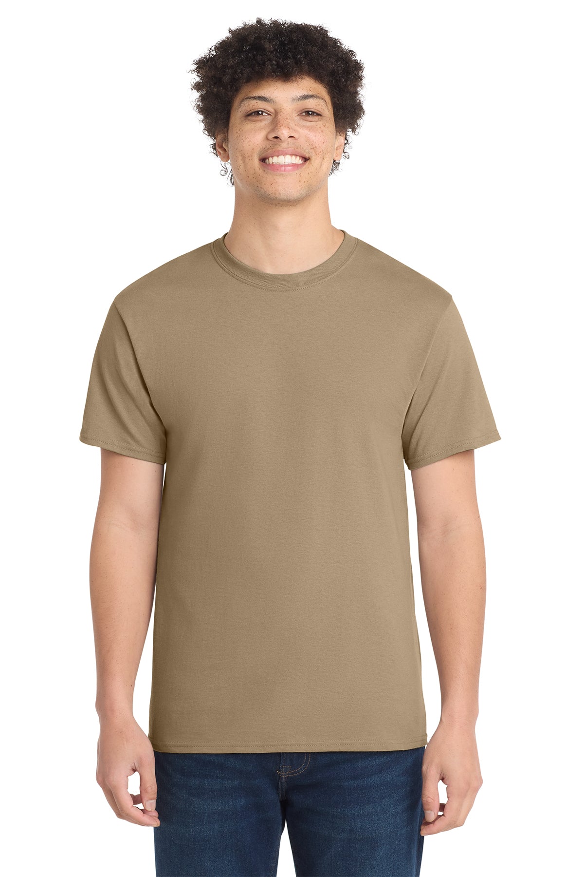 Port & Co® PC54 Core Cotton Tee - Sand