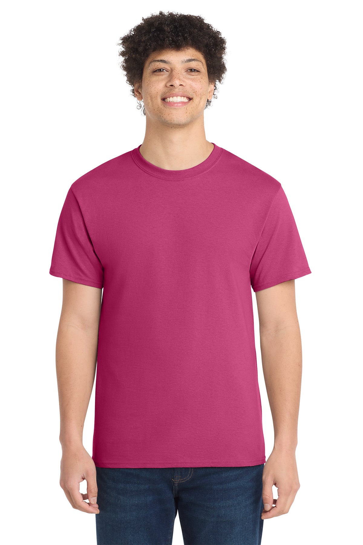 Port & Co® PC54 Core Cotton Tee - Sangria