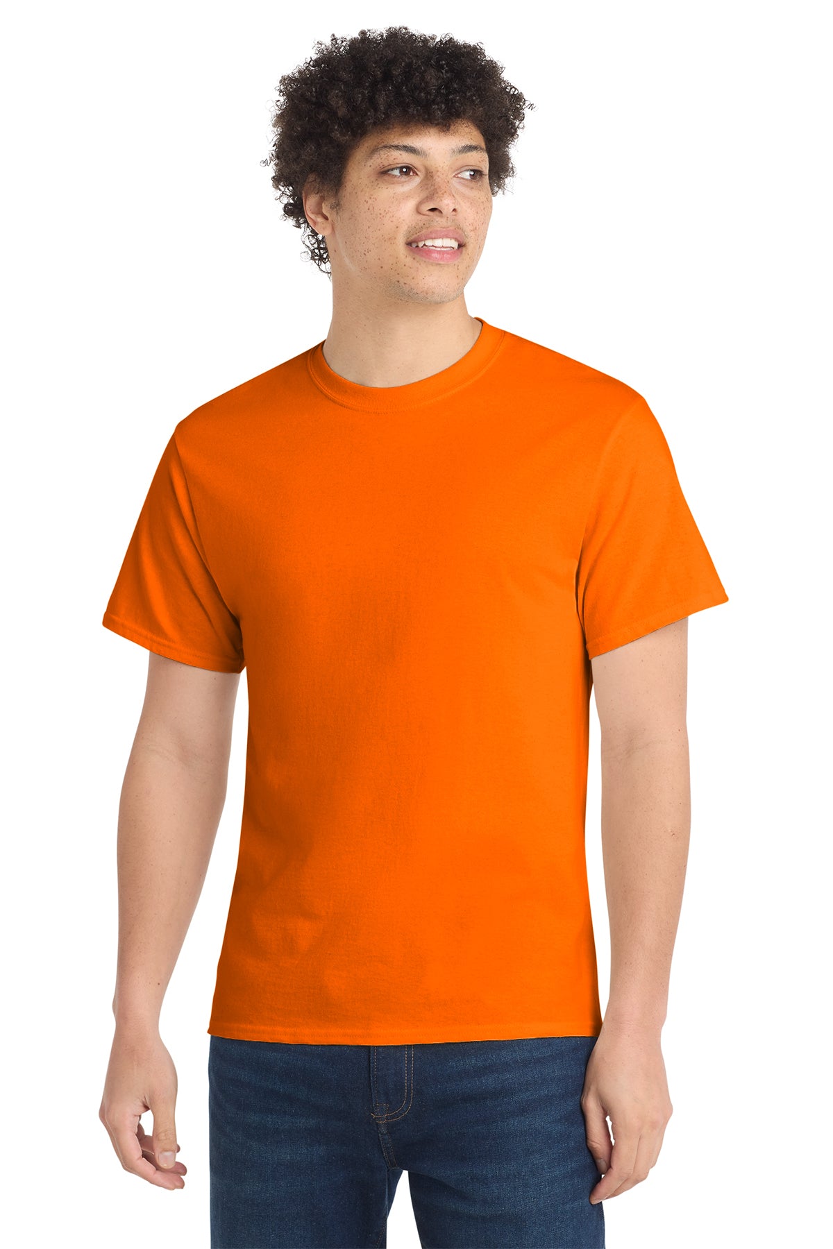 Port & Co® PC54 Core Cotton Tee - S. Orange