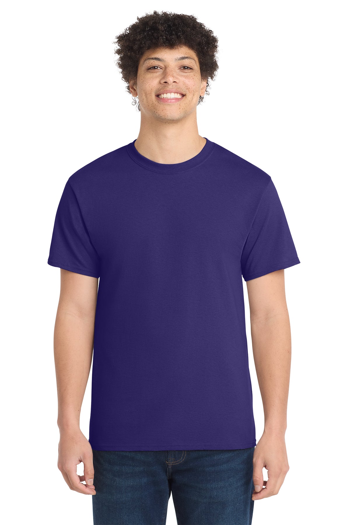 Port & Co® PC54 Core Cotton Tee - Team Purple