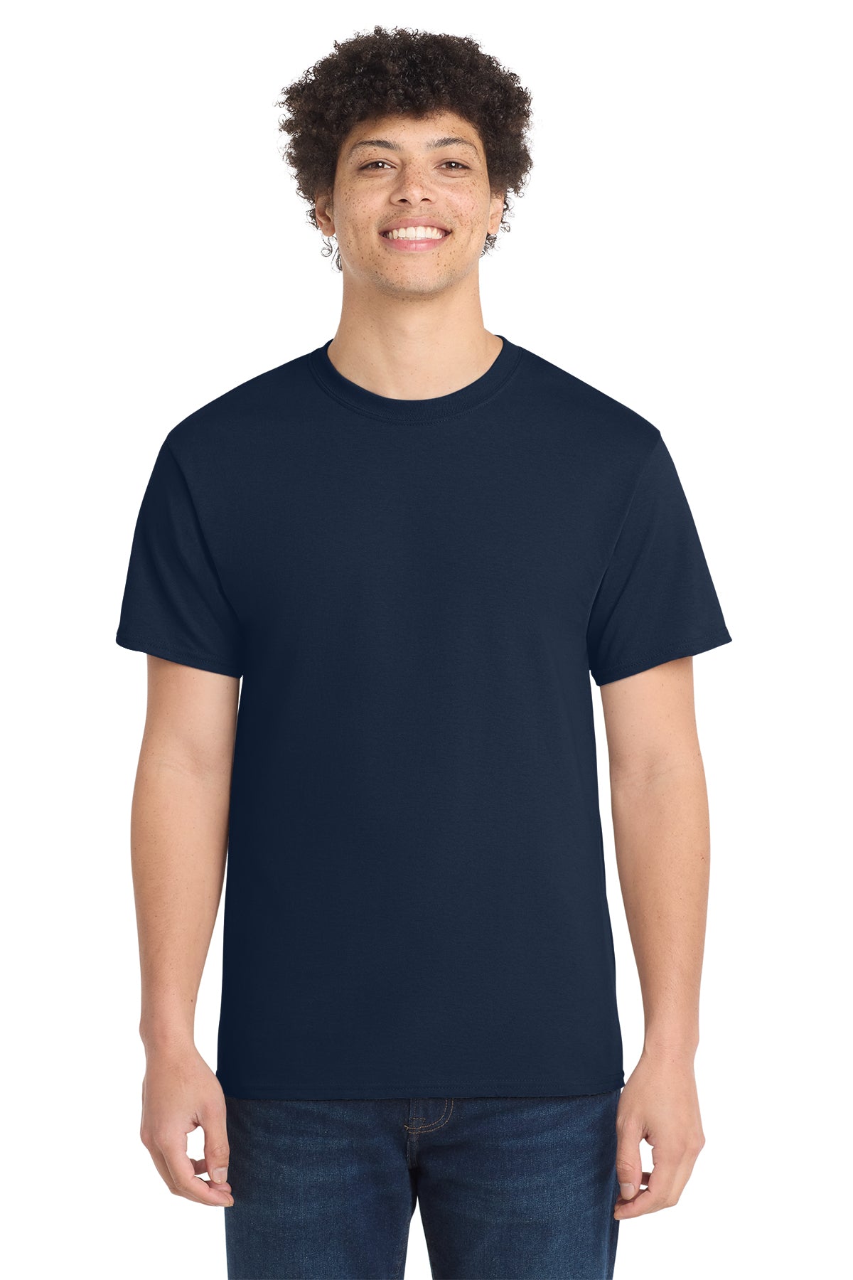 Port & Co® PC54 Core Cotton Tee - True Navy