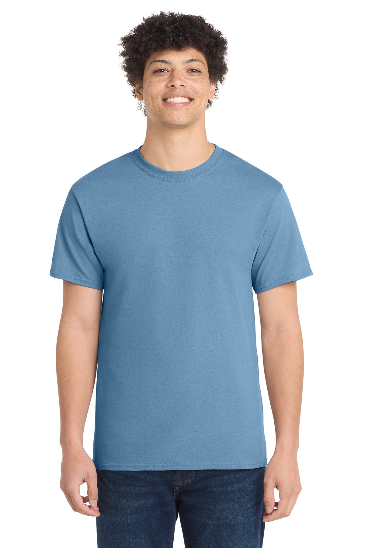Port & Co® PC54 Core Cotton Tee - Tundra Blue