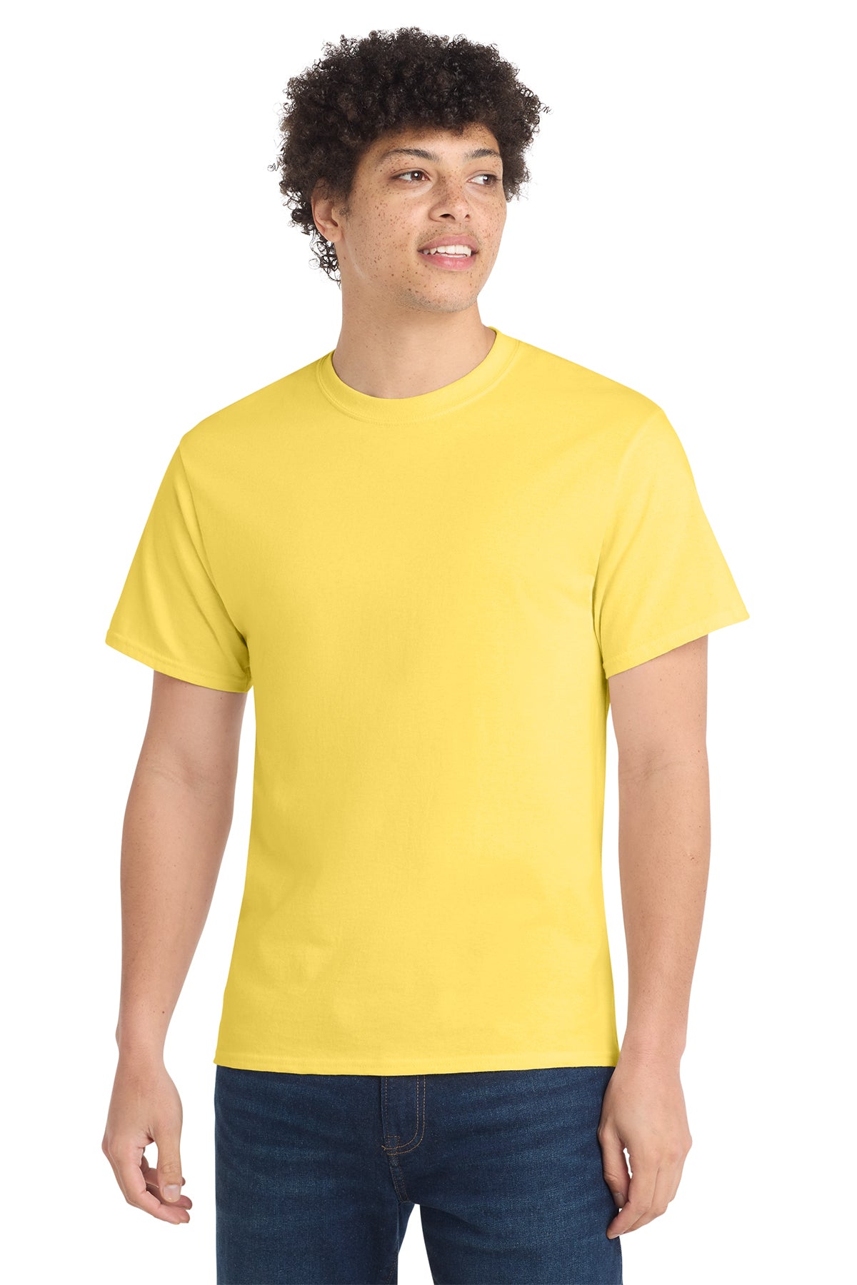 Port & Co® PC54 Core Cotton Tee - Yellow
