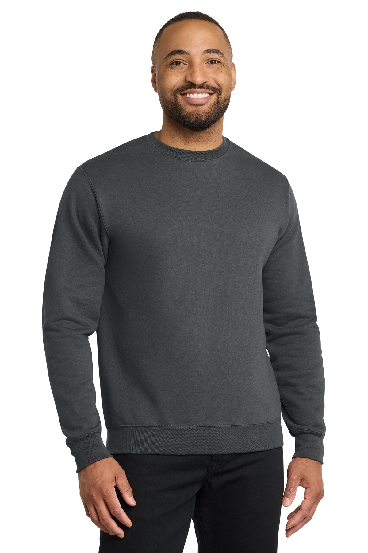 Port & Co® PC78 Core Fleece Crewneck Sweatshirt - Charcoal
