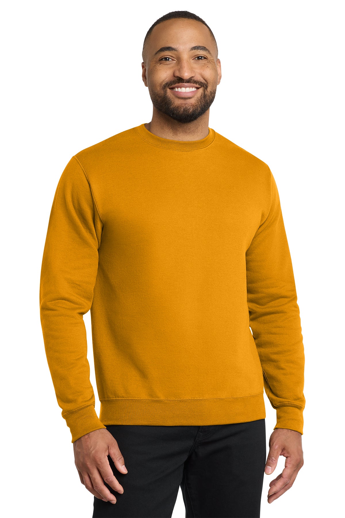 Port & Co® PC78 Core Fleece Crewneck Sweatshirt - Gold