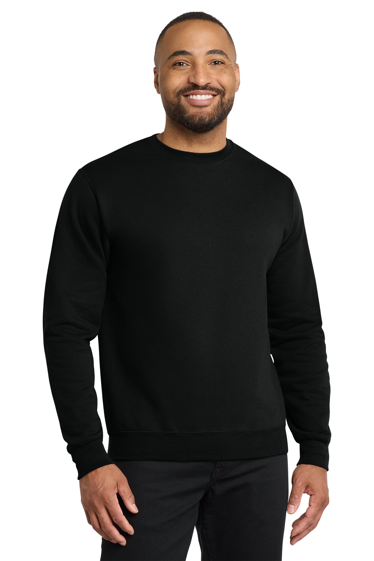 Port & Co® PC78 Core Fleece Crewneck Sweatshirt - Jet Black