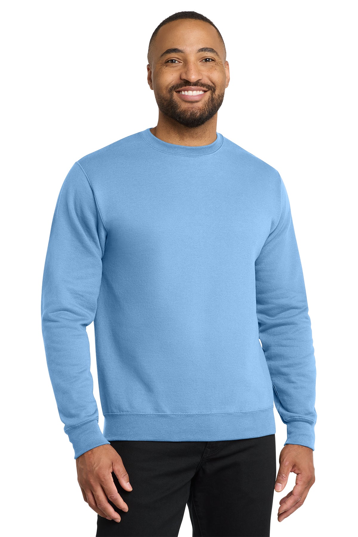 Port & Co® PC78 Core Fleece Crewneck Sweatshirt - Light Blue