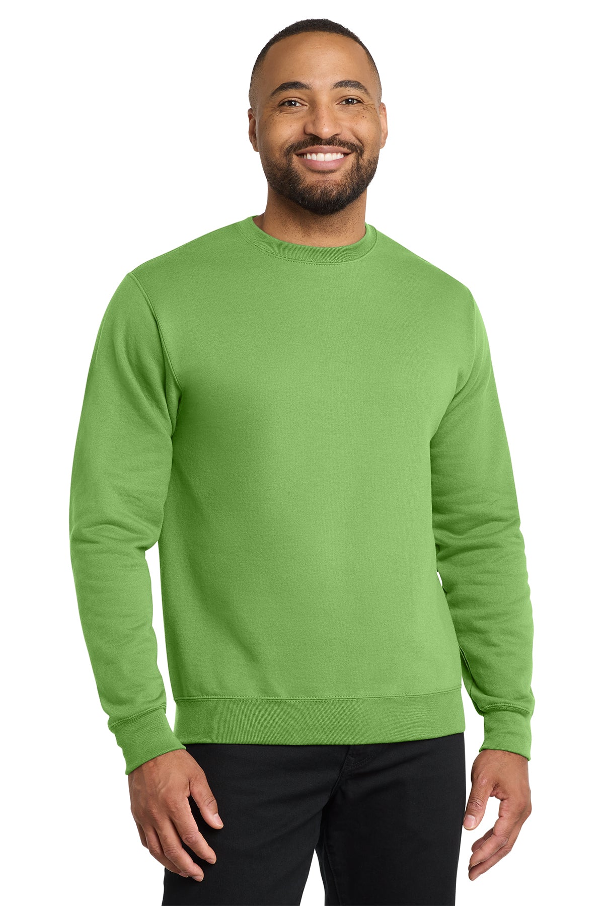 Port & Co® PC78 Core Fleece Crewneck Sweatshirt - Lime