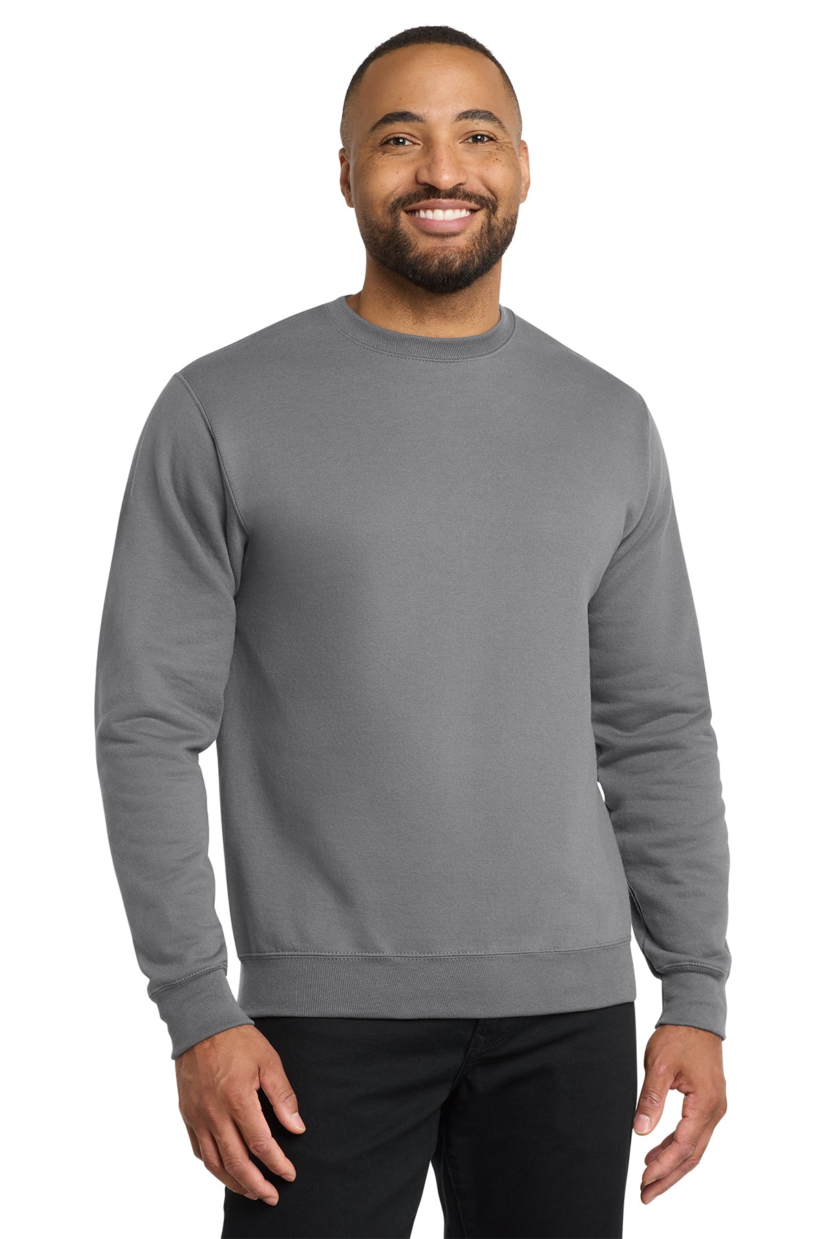 Port & Co® PC78 Core Fleece Crewneck Sweatshirt - Medium Grey