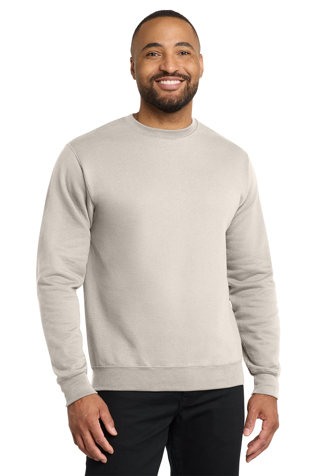 Port & Co® PC78 Core Fleece Crewneck Sweatshirt - Natural