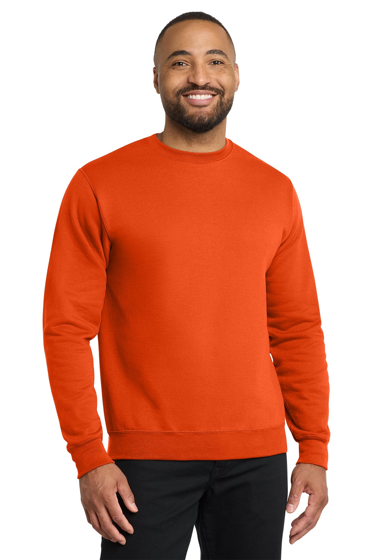 Port & Co® PC78 Core Fleece Crewneck Sweatshirt - Orange