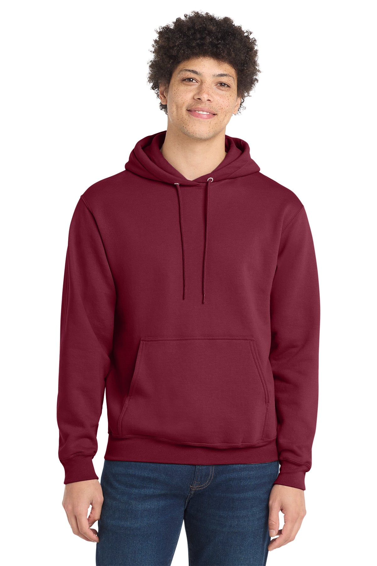 Port & Co® PC78H Core Fleece Pullover Hooded Sweatshirt - Cardinal