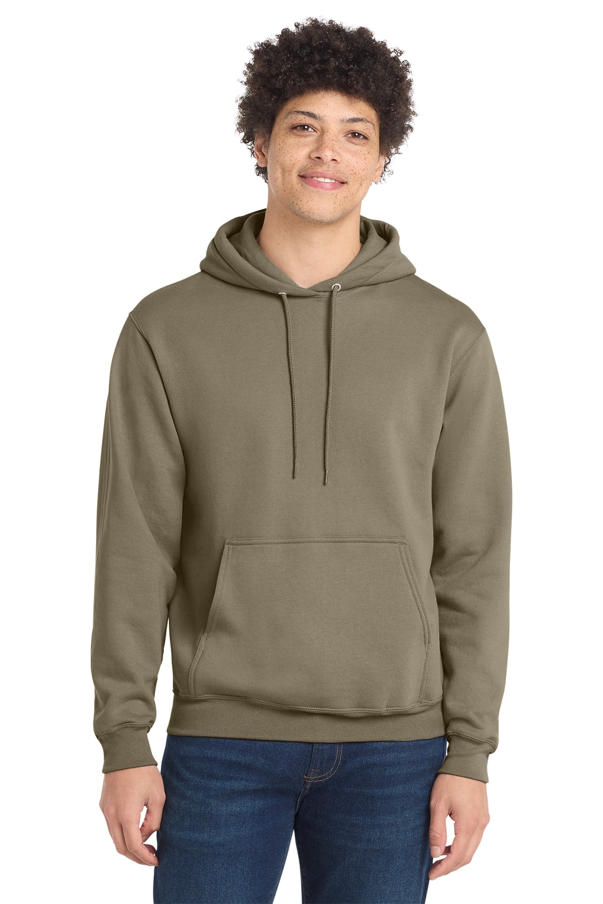 Port & Co® PC78H Core Fleece Pullover Hooded Sweatshirt - Coyote Brown
