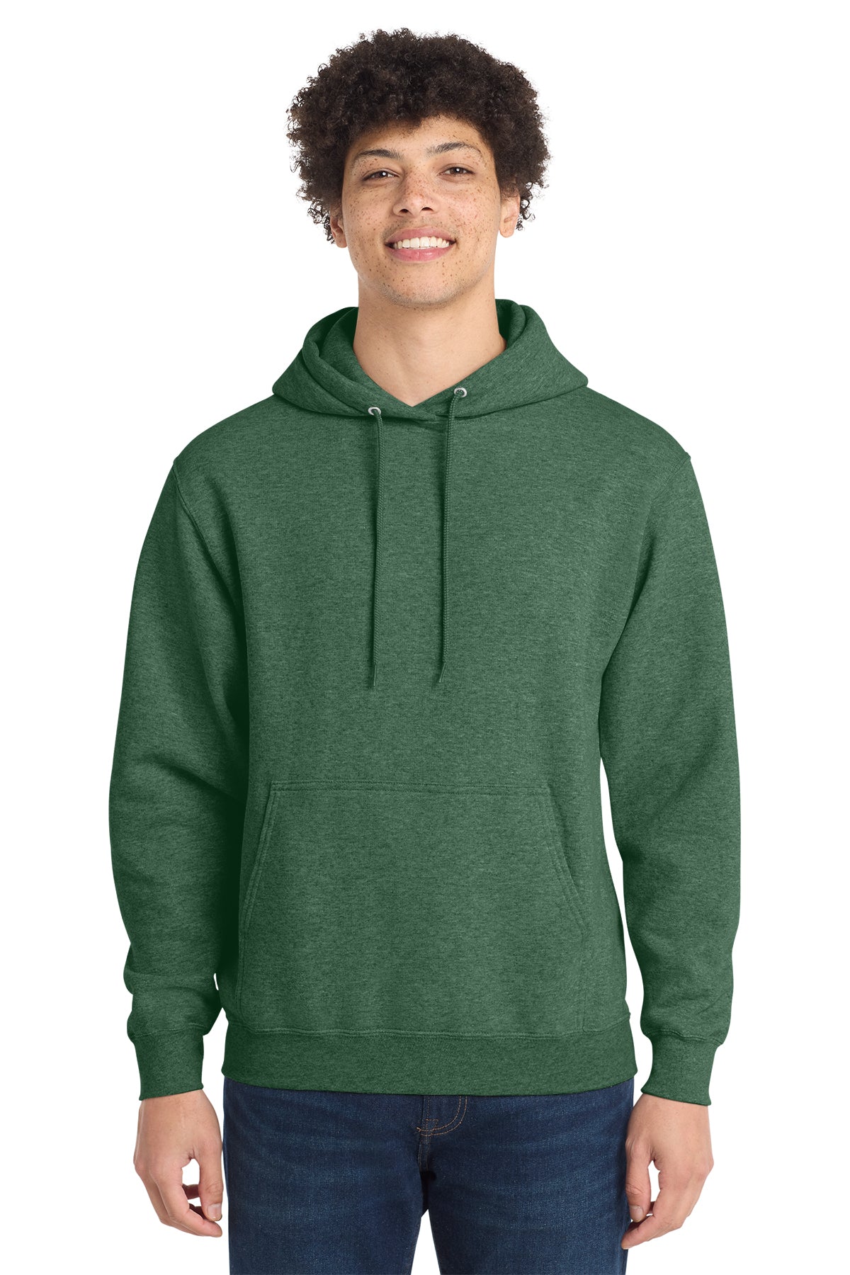 Port & Co® PC78H Core Fleece Pullover Hooded Sweatshirt - Forest Green Heather