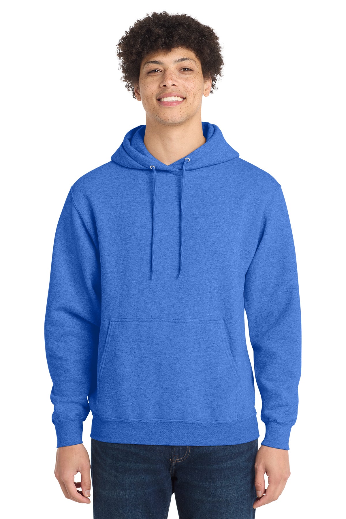 Port & Co® PC78H Core Fleece Pullover Hooded Sweatshirt - Heather Royal