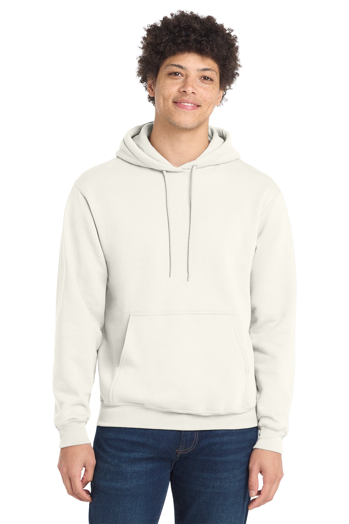 Port & Co® PC78H Core Fleece Pullover Hooded Sweatshirt - Ivory