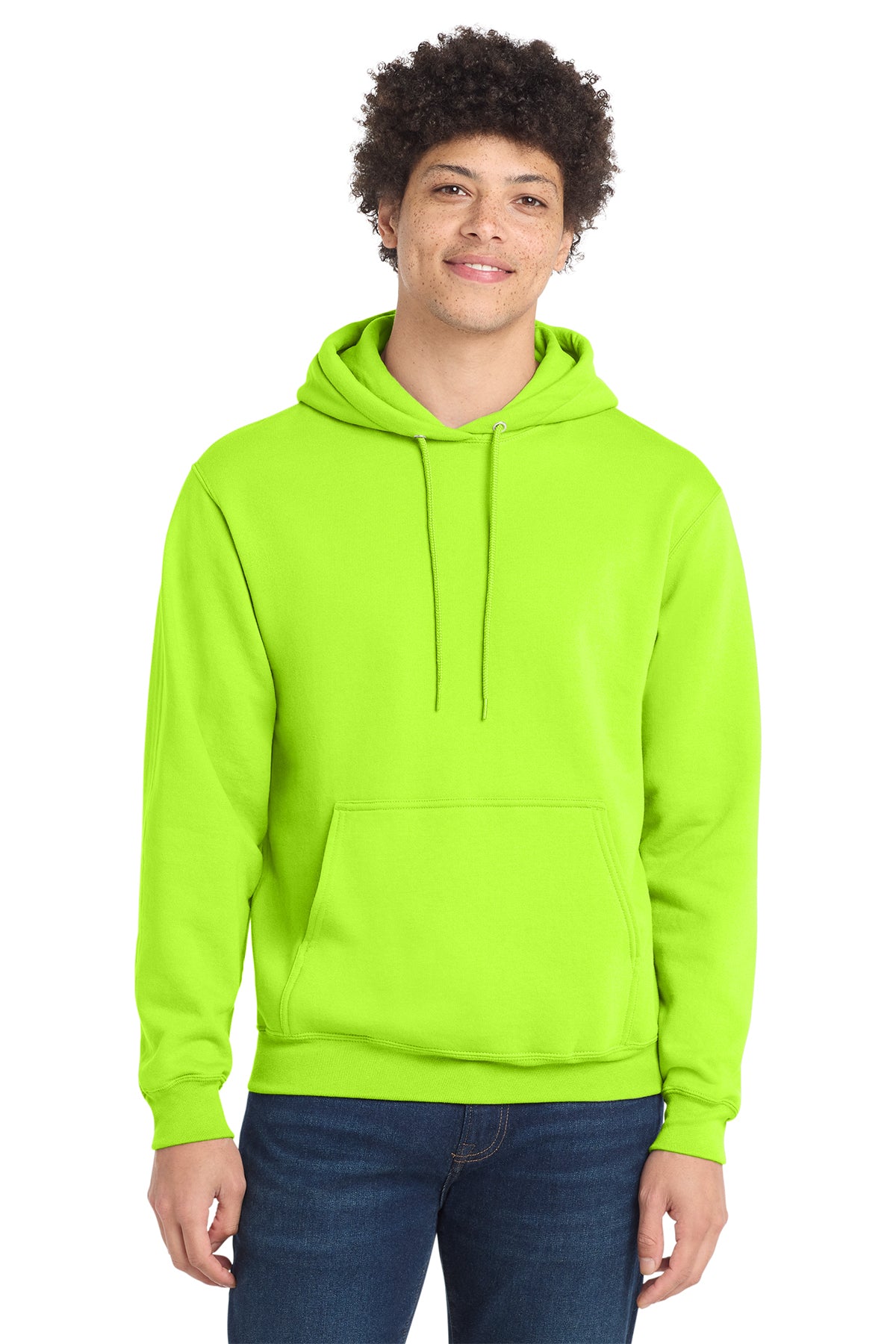 Port & Co® PC78H Core Fleece Pullover Hooded Sweatshirt - Neon Yellow