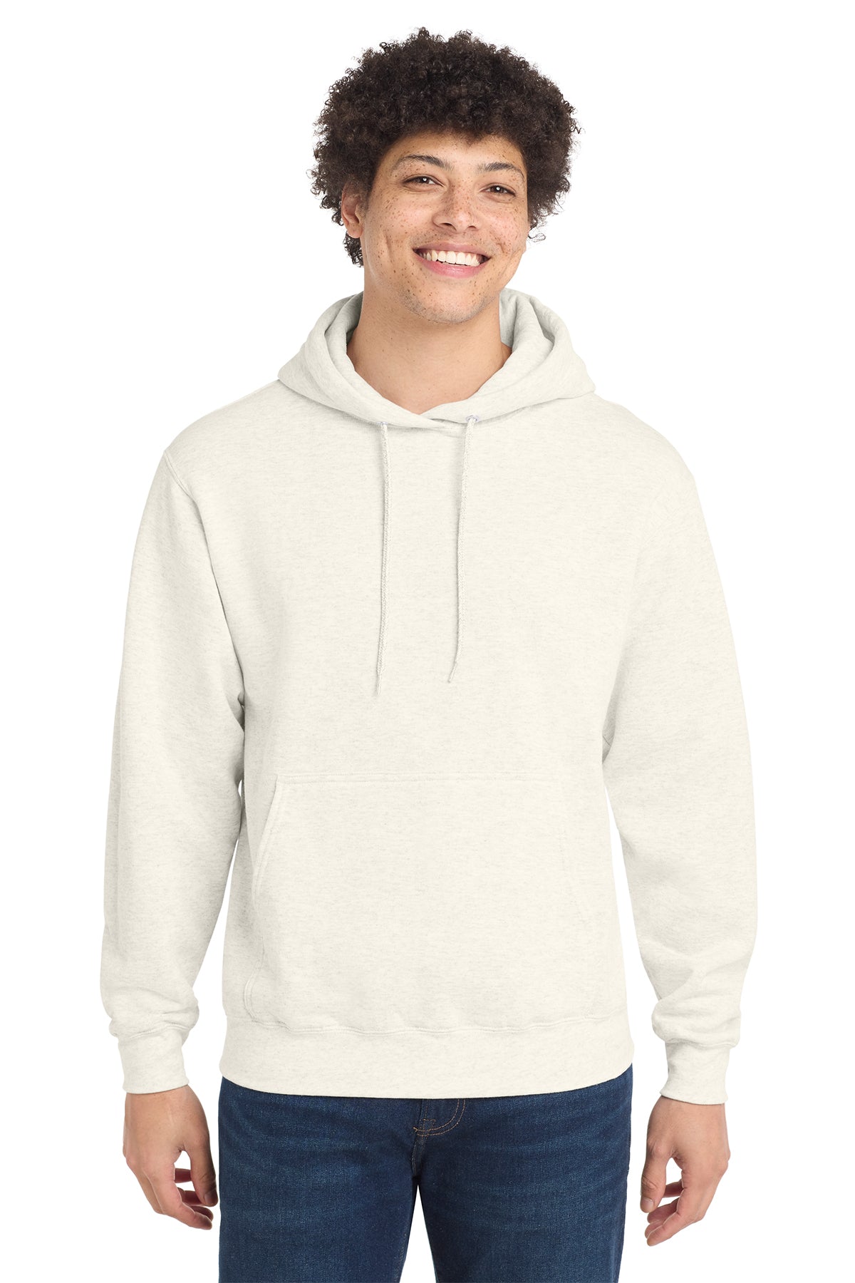 Port & Co® PC78H Core Fleece Pullover Hooded Sweatshirt - Oatmeal Heather