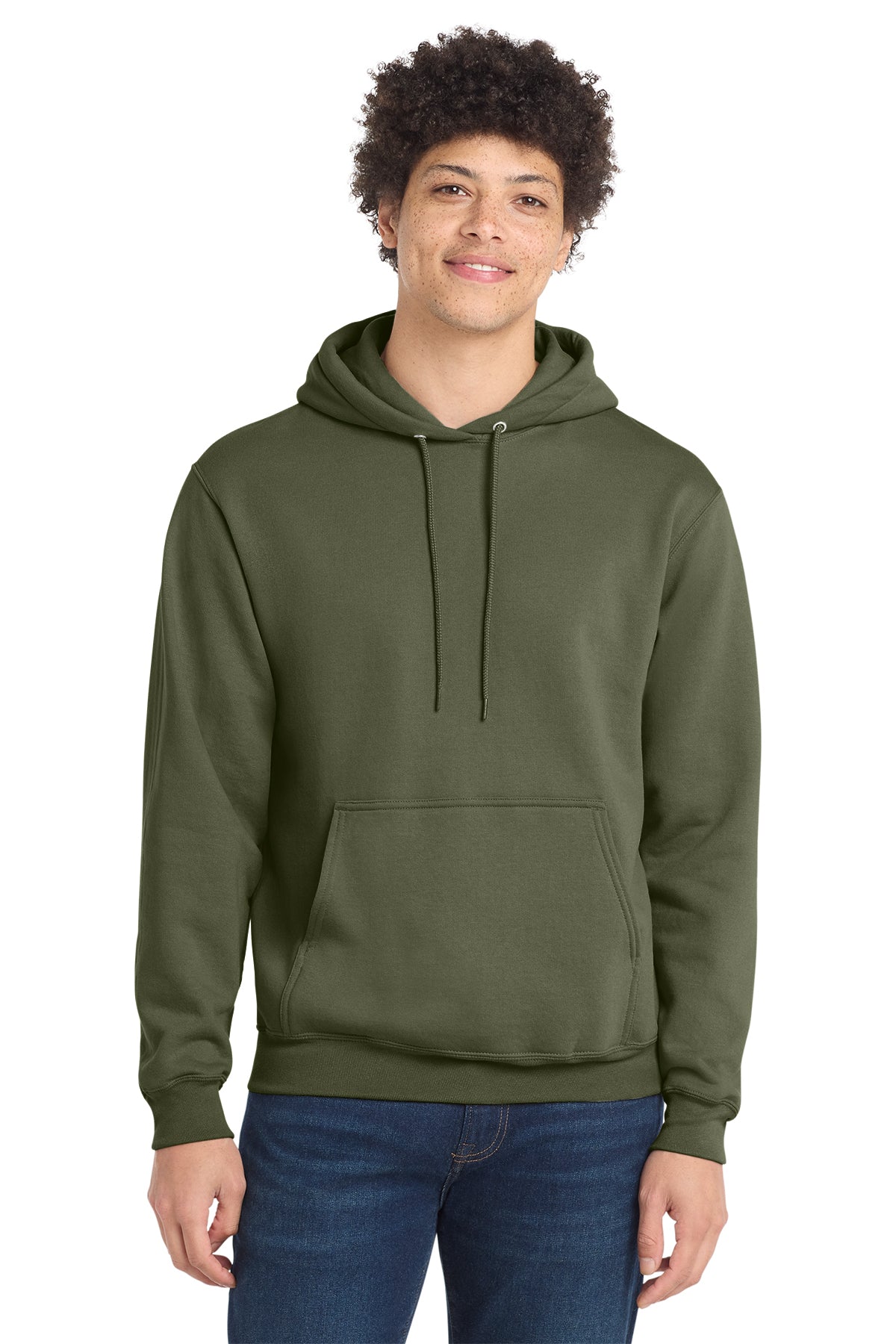 Port & Co® PC78H Core Fleece Pullover Hooded Sweatshirt - Olive Drab Green