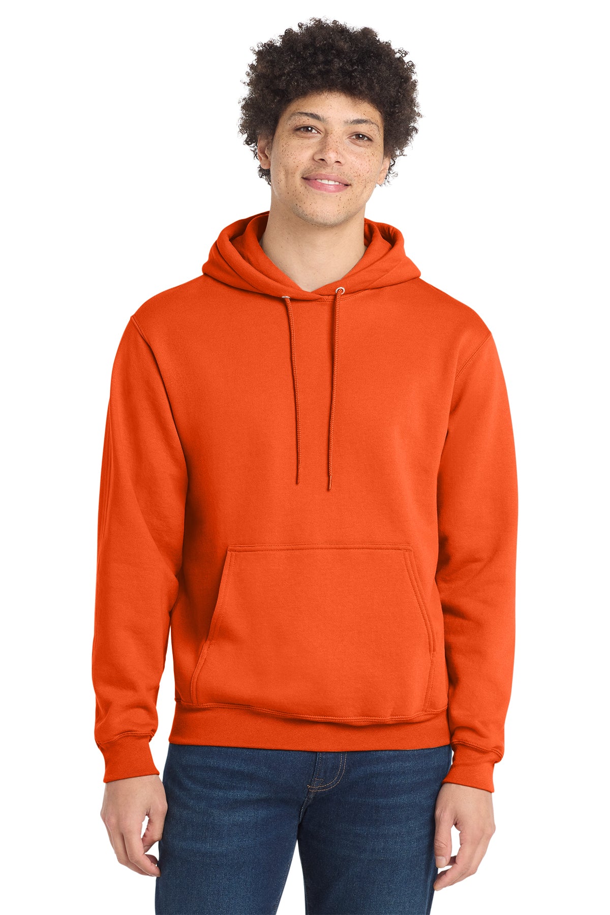 Port & Co® PC78H Core Fleece Pullover Hooded Sweatshirt - Orange