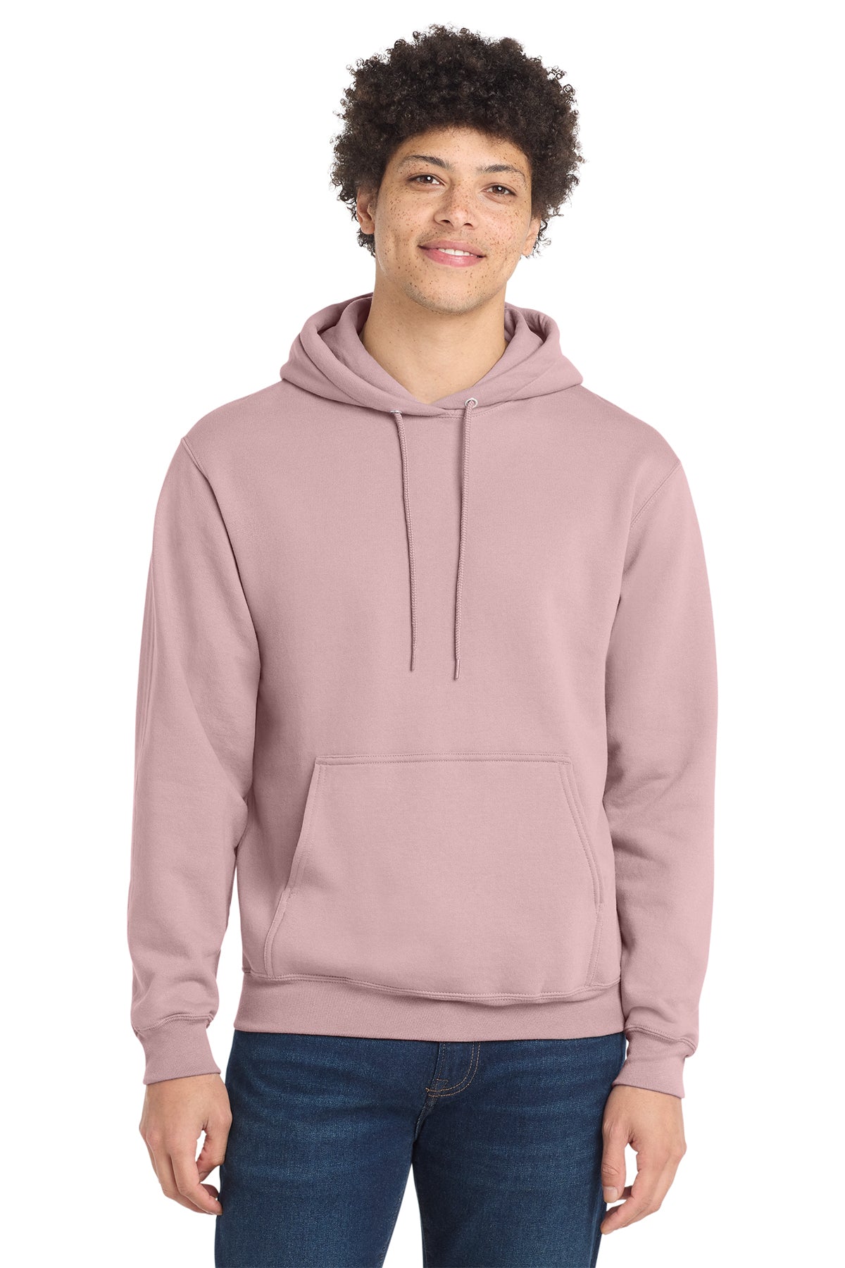Port & Co® PC78H Core Fleece Pullover Hooded Sweatshirt - Pale Blush
