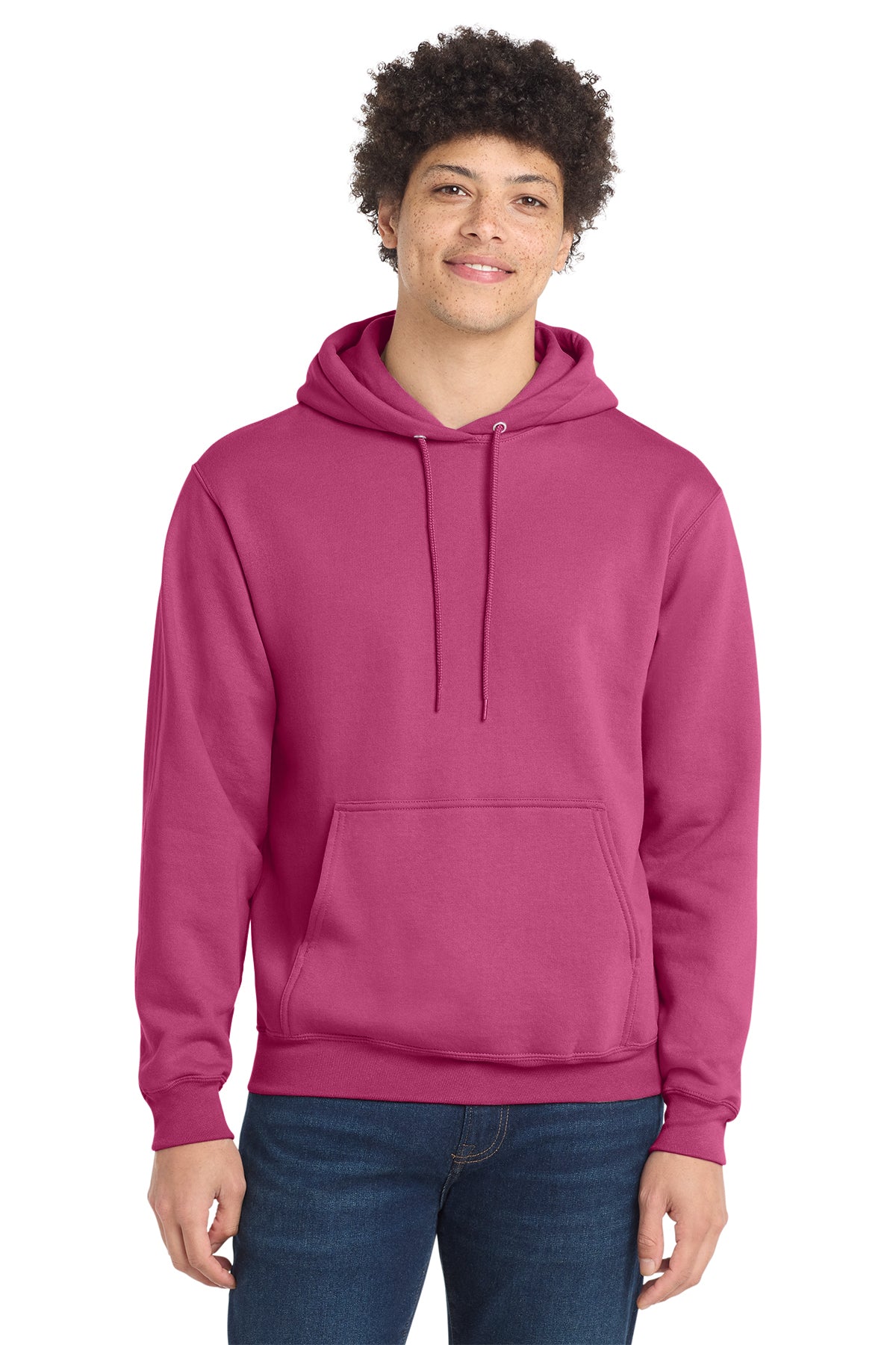 Port & Co® PC78H Core Fleece Pullover Hooded Sweatshirt - Sangria