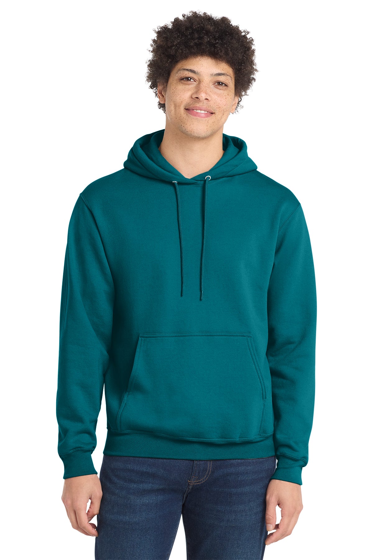 Port & Co® PC78H Core Fleece Pullover Hooded Sweatshirt - Teal