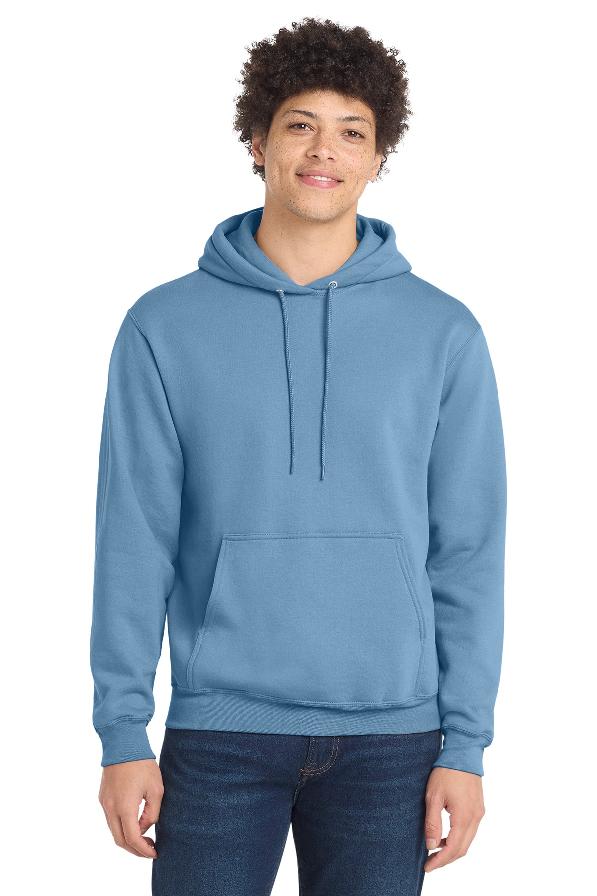 Port & Co® PC78H Core Fleece Pullover Hooded Sweatshirt - Tundra Blue