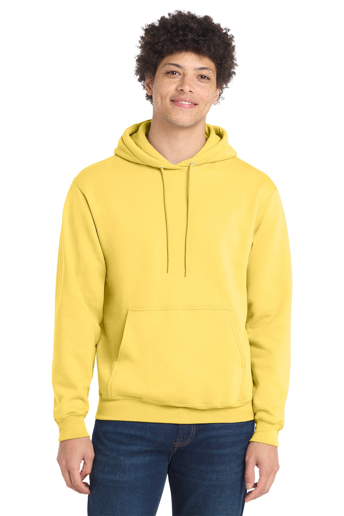 Port & Co® PC78H Core Fleece Pullover Hooded Sweatshirt - Yellow