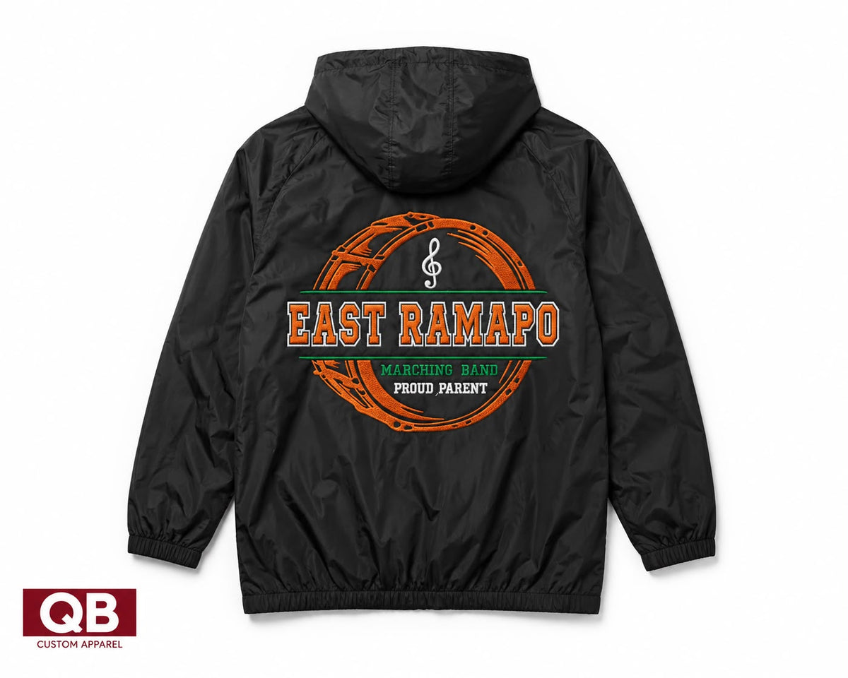 Embroidered Windbreaker